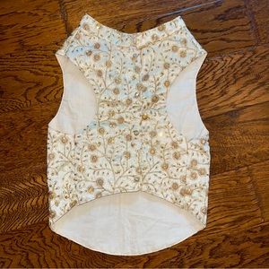 Indian sequin dog vest! *Never used*